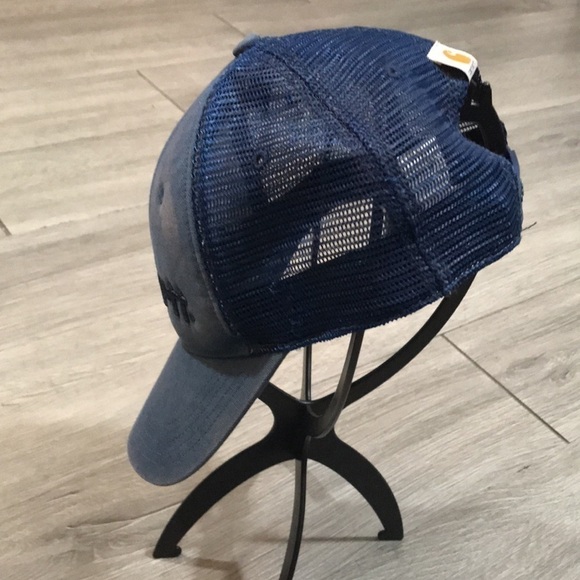 Carhartt Blue Faded SnapBack Trucker Hat - Picture 3 of 9